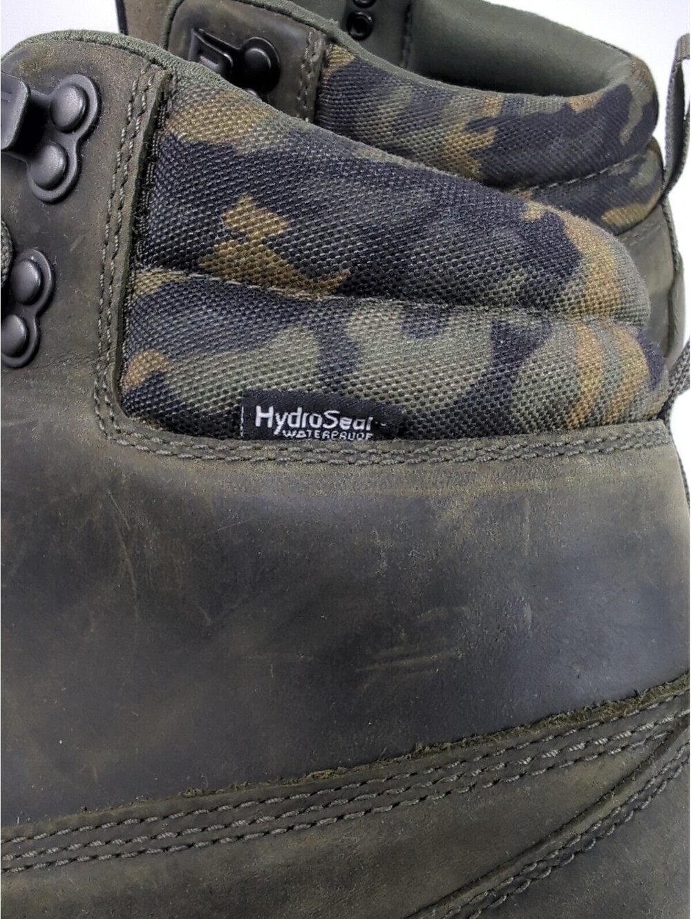 The North Face Back To Berkeley Redux Leather Hiking Boots Mens 10 Army Grn Camo - Picture 8 of 12